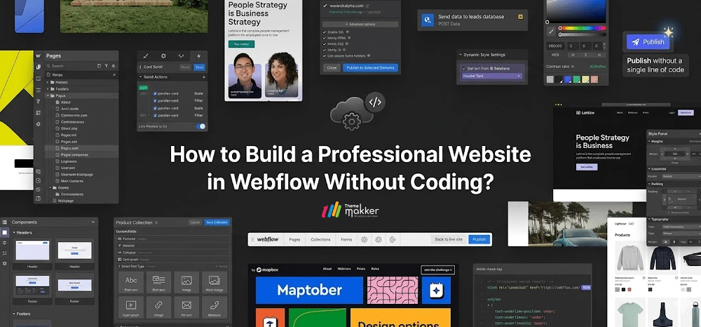 How to Build a Professional Website in Webflow Without Coding?